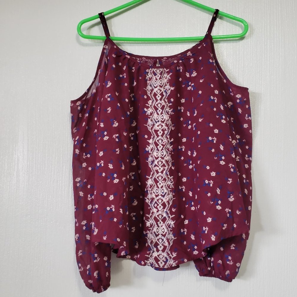 Rewind | Cold shoulder sheer long sleeve